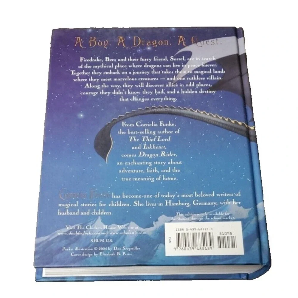 Dragon Rider by Anthea Bell and Funke Cornelia (Hardcover)
